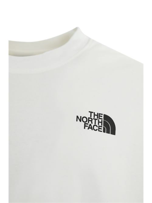 T-shirt maniche lunghe in cotone bianco TNF x Yinka Ilori The North Face | NF0A89CAFN41